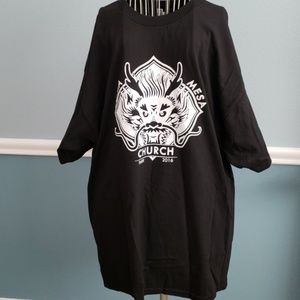 NWOT! Black and white CA dispensary tshirt-2XL